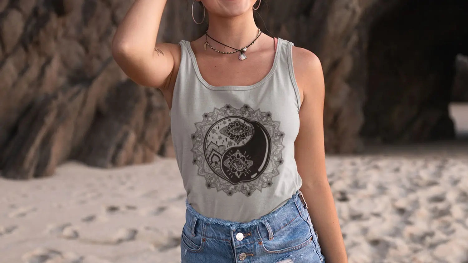 Tribal & Tattoo Art womens vest tops