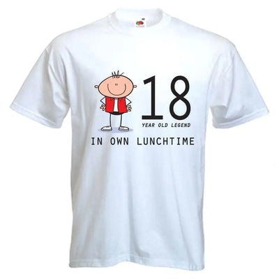 18 Year Old Legend in Own Lunchtime 18th Birthday Men's T-Shirt