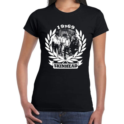 1969 Skinhead Logo Women's T-Shirt S / Black