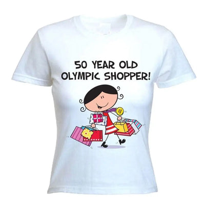 50 Year Old Olympic Shopper 50th Birthday Women's T-Shirt