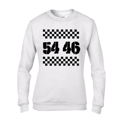 54 46 Was My Number Ska Women's Sweatshirt Jumper M / White