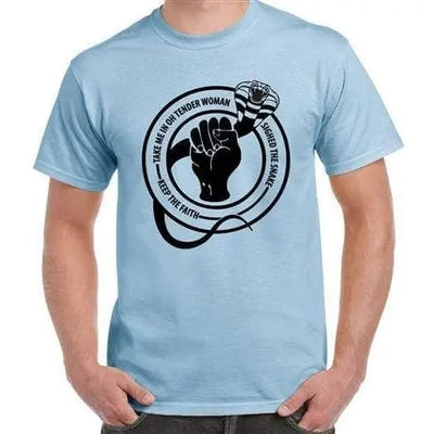 Al Wilson The Snake Men's T-Shirt XL / Light Blue