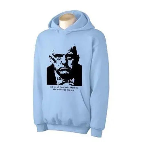 Aleister Crowley Do What Thou Wilt Hoodie L / Light Blue