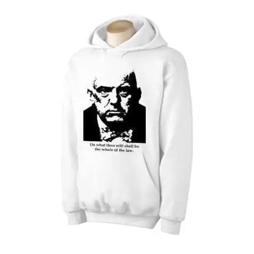 Aleister Crowley Do What Thou Wilt Hoodie L / White