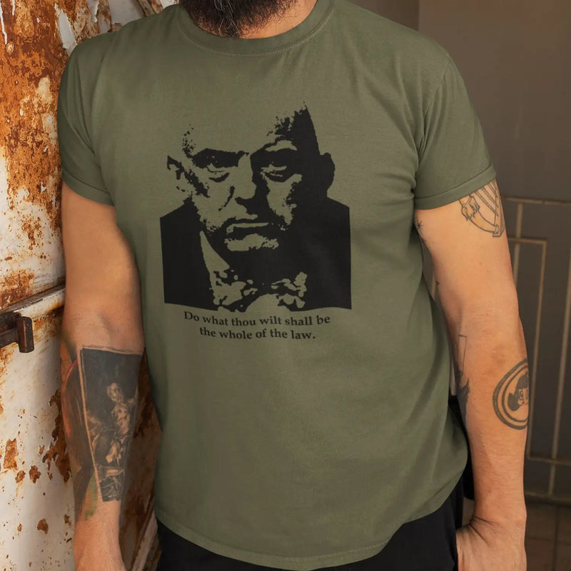 Aleister Crowley Do What Thou Wilt T-Shirt - Mens T-Shirt