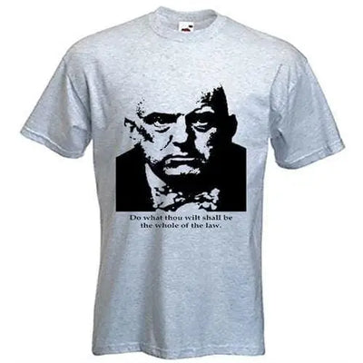 Aleister Crowley Do What Thou Wilt T-Shirt S / Light Grey