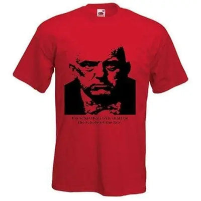 Aleister Crowley Do What Thou Wilt T-Shirt S / Red