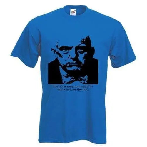 Aleister Crowley Do What Thou Wilt T-Shirt S / Royal Blue