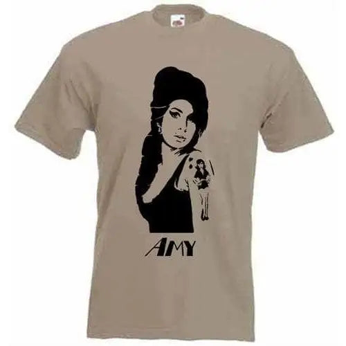 Amy Winehouse T-Shirt S / Khaki