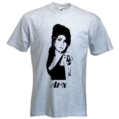 Amy Winehouse T-Shirt S / Light Grey
