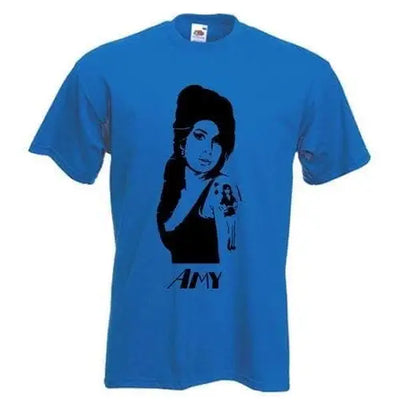 Amy Winehouse T-Shirt S / Royal Blue