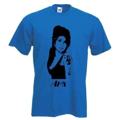 Amy Winehouse T-Shirt S / Royal Blue