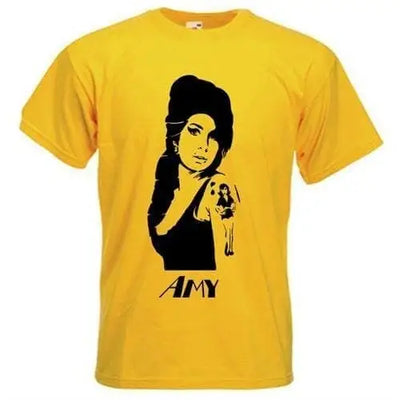 Amy Winehouse T-Shirt S / Yellow