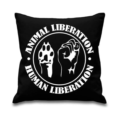 Animal Liberation, Human Liberation Cushion