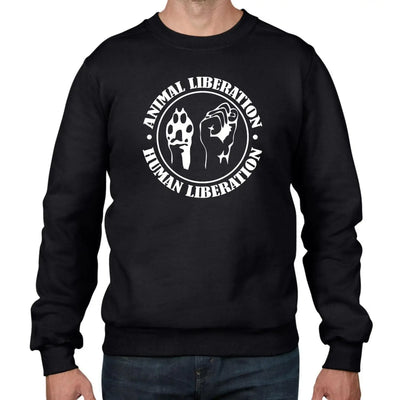Animal Liberation Human Liberation Men's Sweatshirt Jumper S