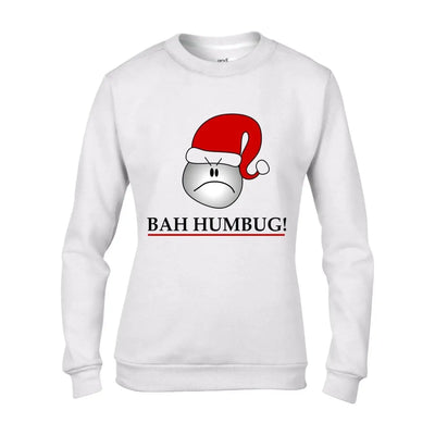 Bah Humbug Funny Christmas Women's Jumper \ Sweater M
