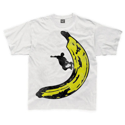 Banana Skateboarder Kids Childrens T-Shirt 11-12