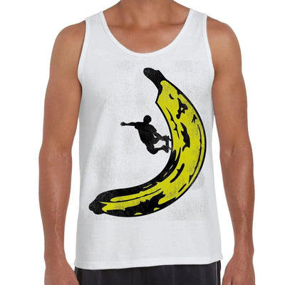 Banana Skateboarder Men's Tank Vest Top XXL / White