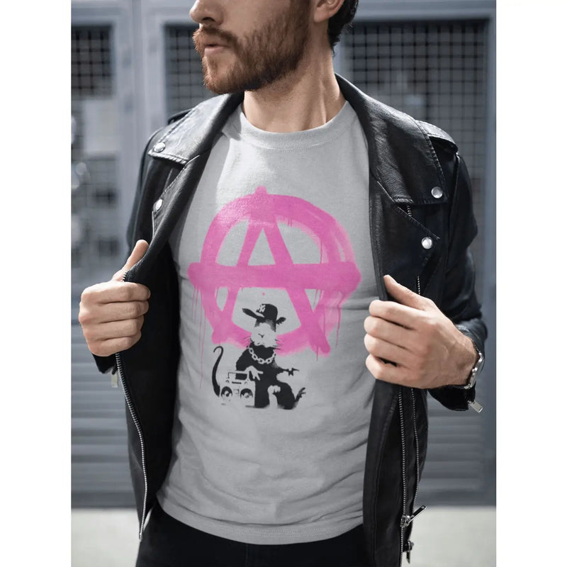 Banksy Anarchy Rat T-Shirt
