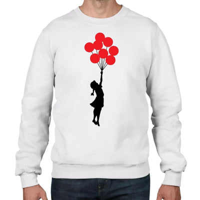 Banksy Balloon Girl Men's Sweatshirt Jumper L