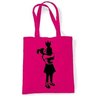 Banksy Bomb Hugger Shoulder bag Dark Pink