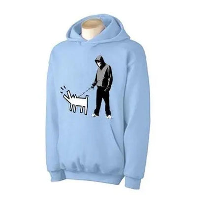 Banksy Choose Your Weapon Hoodie XL / Light Blue