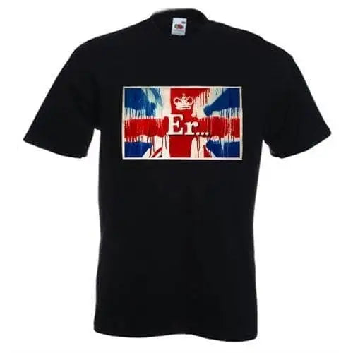Banksy Er... Union Jack Mens T-Shirt XL / Black