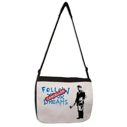 Banksy Follow Your Dreams Laptop Messenger Bag