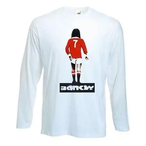 Banksy George Best Long Sleeve T-Shirt