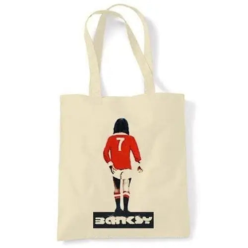 Banksy George Best Shoulder Bag