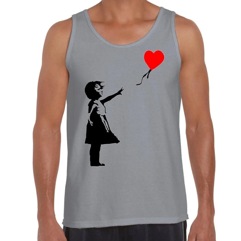 Banksy Girl With Heart Balloon Men&