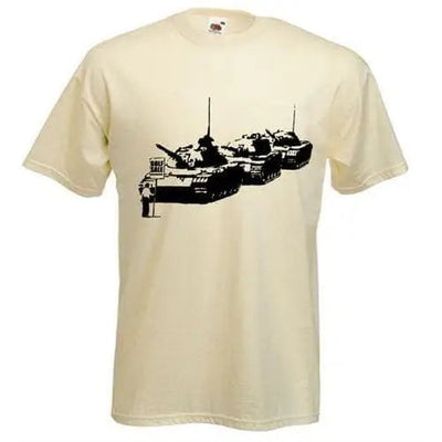 Banksy Golf Sale Men's T-Shirt XL / Cream