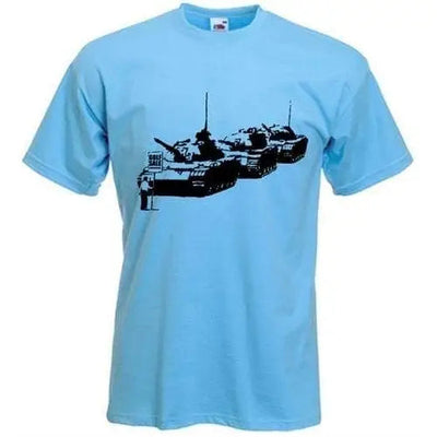 Banksy Golf Sale Men's T-Shirt XL / Light Blue
