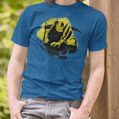 Banksy Grim Reaper Blue T-Shirt