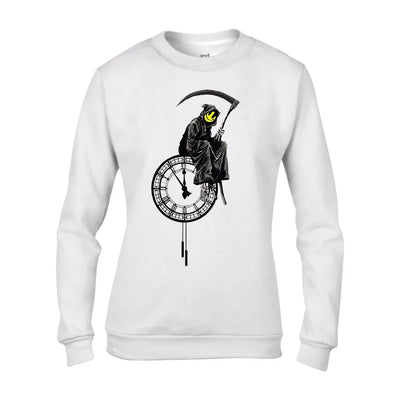Banksy Grim Reaper Women's Sweatshirt Jumper M