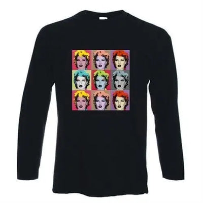 Banksy Kate Moss Long Sleeve T-Shirt XXL / Black