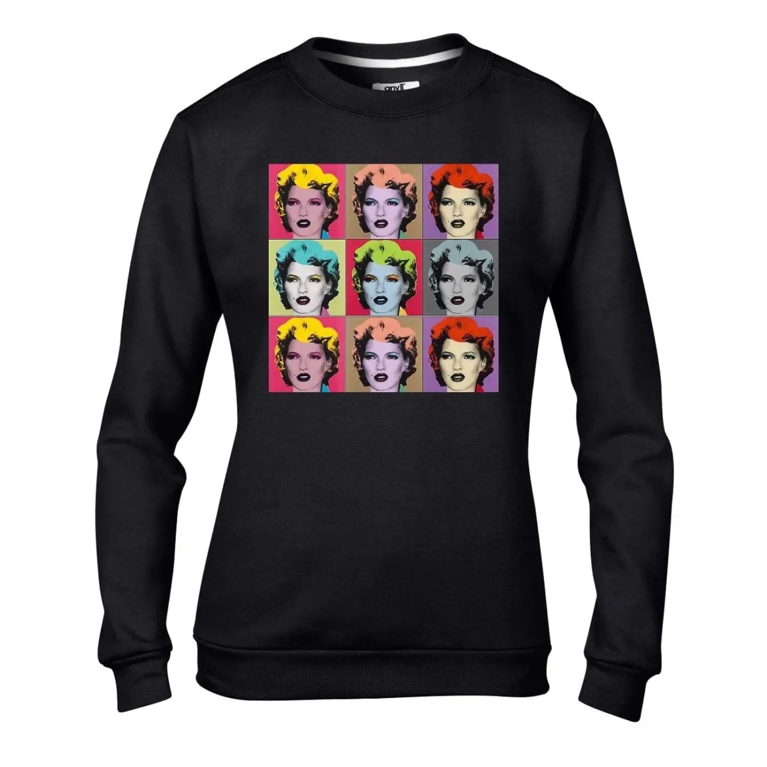 Banksy Kate Moss Pop Art Women s Sweatshirt Jumper Tribal T Shirts