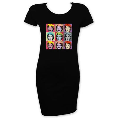 Banksy Kate Moss Short Sleeve T Shirt Dress
