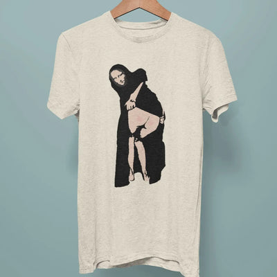 Banksy Mooner Lisa Mens T-Shirt