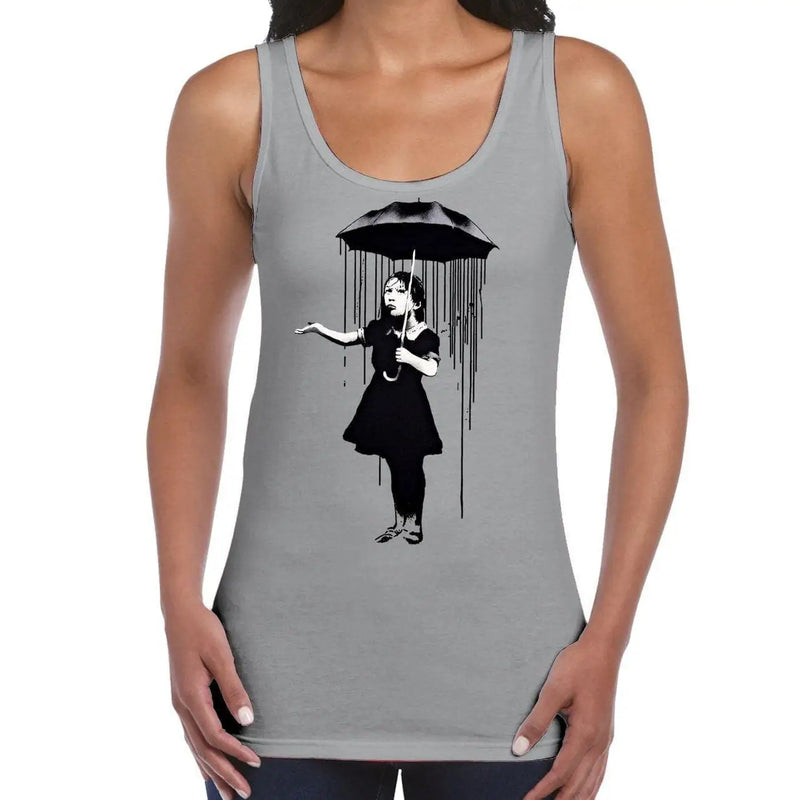 Banksy Nola Umbrella Girl Women&