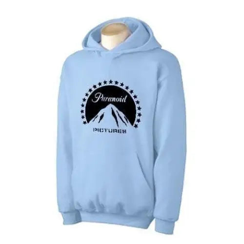 Banksy Paranoid Pictures Hoodie XXL / Light Blue