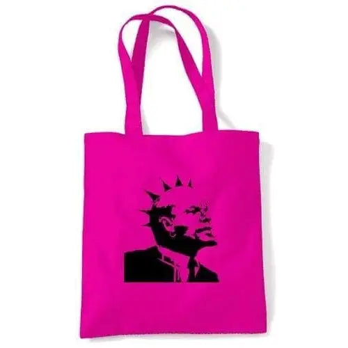 Banksy Punk Lenin Shoulder Bag Dark Pink