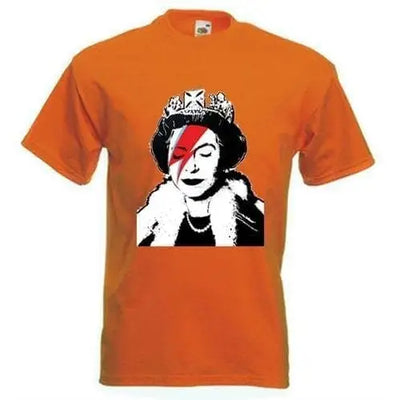 Banksy Queen Bitch Men's T-Shirt Orange / M