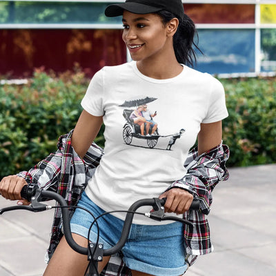 Banksy Rickshaw Boy Women's T-Shirt