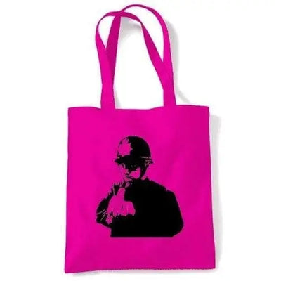 Banksy Rude Copper Shoulder Bag Dark Pink