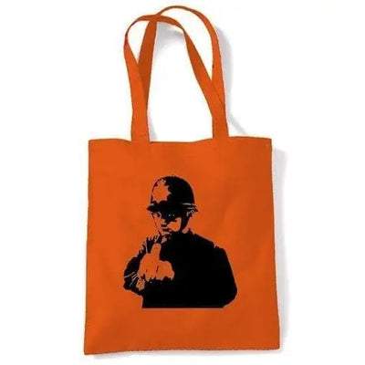 Banksy Rude Copper Shoulder Bag Orange