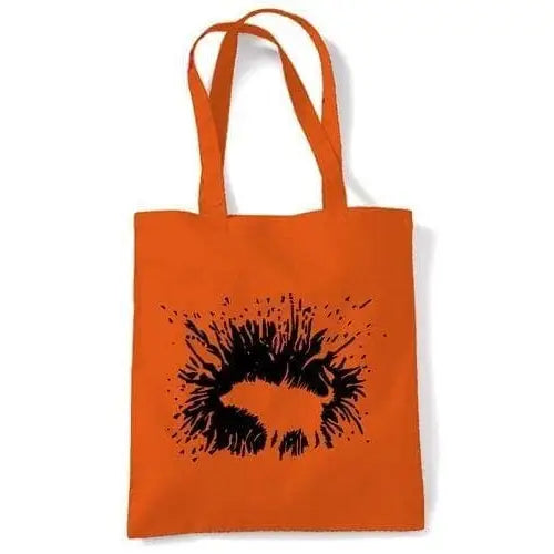 Banksy Shaking Dog Shoulder Bag Orange