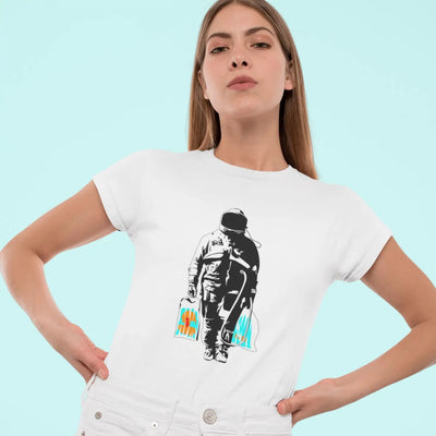 Banksy Spaceman Women's T-Shirt