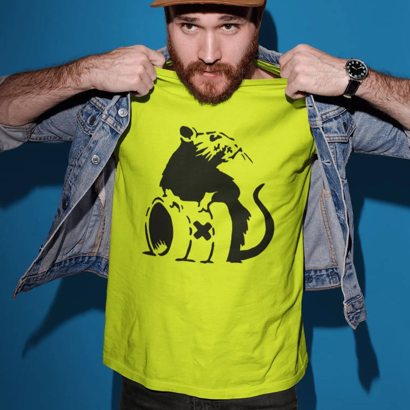 Banksy Toxic Rat Neon T-Shirt