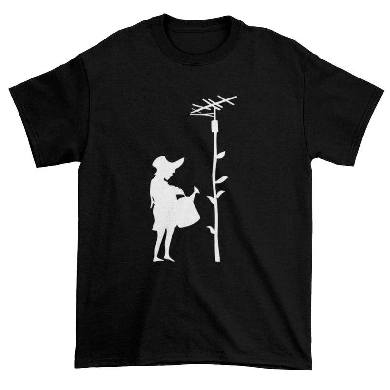 Banksy Watering Can Girl Mens T-Shirt XXXL